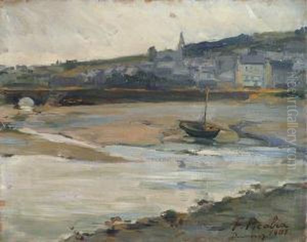 Douarnenez Oil Painting by Francis Picabia