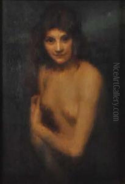 Nu Feminin En Buste Oil Painting by Louis Picard