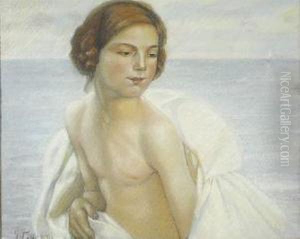 Ragazza Oil Painting by Gino Piccioni