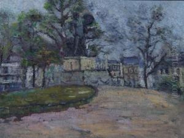 Hyde Park Corner Oil Painting by Louise Pickard