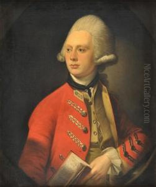 A Cornet Of The 11 Th. Dragoons 1769 Oil Painting by Henry Pickering