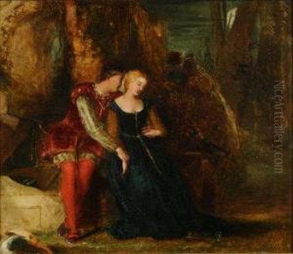 Jealousy Oil Painting by Henry William Pickersgill