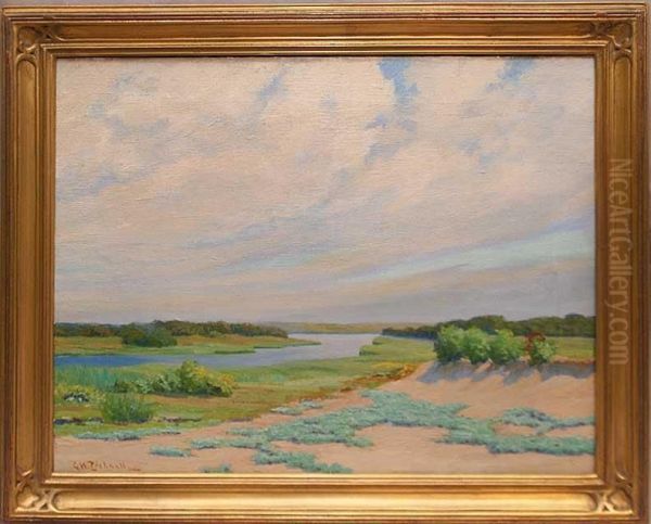 Northern Landscape Oil Painting by George W. Picknell