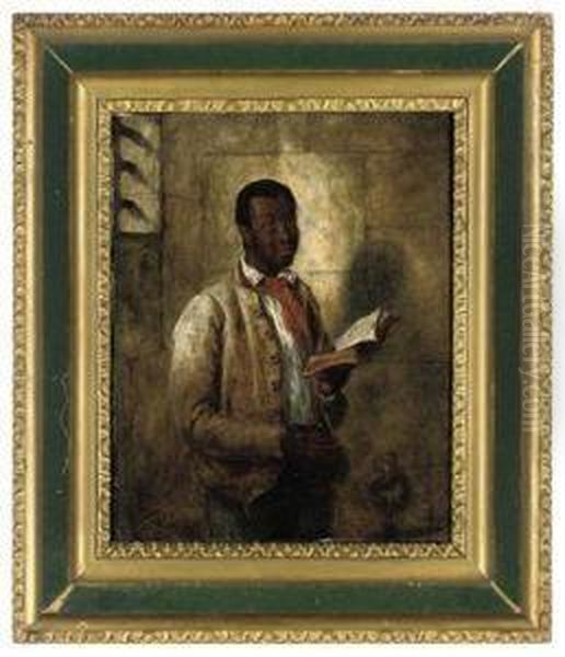 Uncle Tom In The Jail Oil Painting by Henry James Pidding