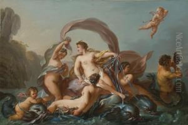 The Birth Of Venus Oil Painting by Jean-Baptiste-Marie Pierre