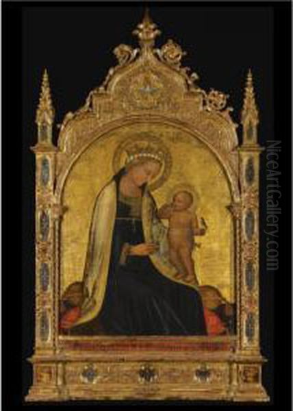 Madonna Of Humility Oil Painting by Pietro Di Domenico Da Montepulciano