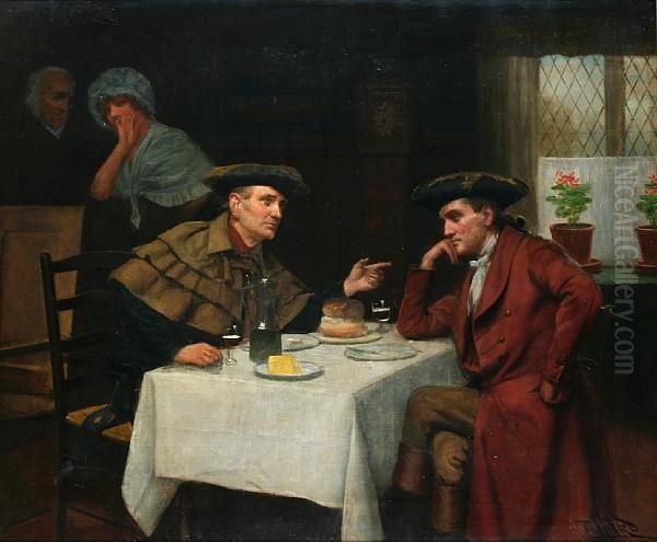 Doubtful Customers Oil Painting by Harold Piffard