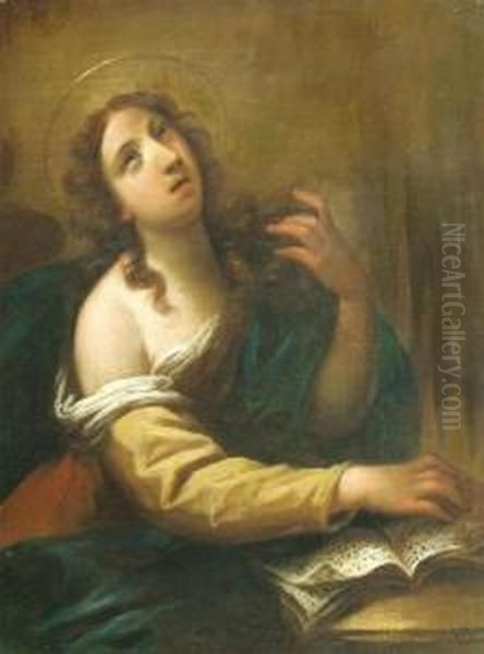 Sainte Cecile Oil Painting by Simone Pignone