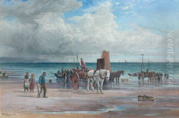 Retour De Peche Oil Painting by Walter Henry Pigott