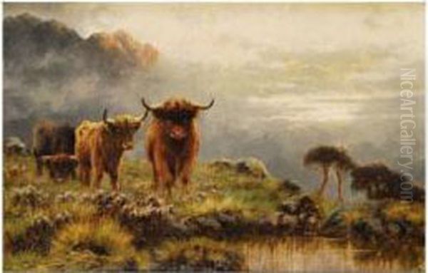 Vacas En El Campo Oil Painting by Sidney Pike