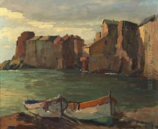 Falaises De Belbeuf Oil Painting by Robert Antoine Pinchon