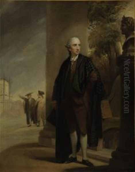 Portrait Of William Bowles Esq. Of Hale House Near Salisbury Oil Painting by Robert Edge Pine