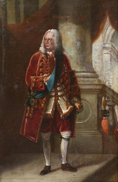 Portrait Of George Ii by Robert Edge Pine