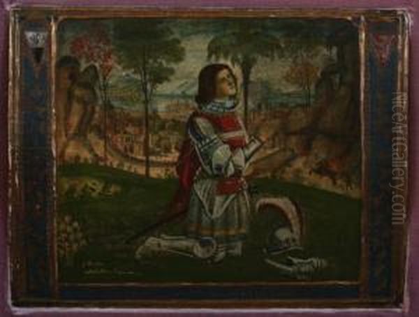 Alberto Aringhieri, Cavaliere Dimalta Oil Painting by Bernardo Pintoricchio