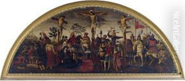 The Crucifixion Oil Painting by Bernardo Pintoricchio