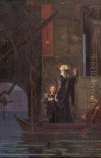 Toteninsel Oil Painting by Maximilian Pirner