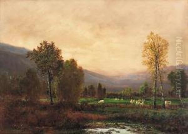 Pascolo Autunnale Oil Painting by Giovanni Pisano