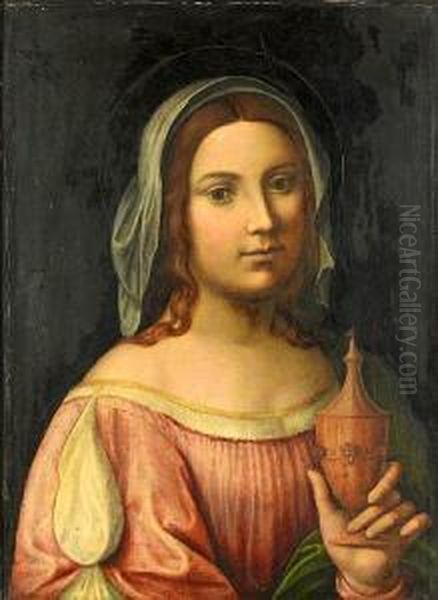 Mary Magdalen Oil Painting by Nicola Pisano