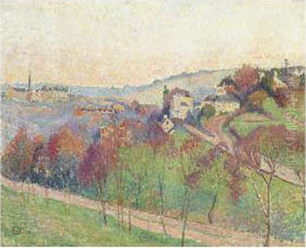 Clive Vale, Hastings Oil Painting by Lucien Pissarro