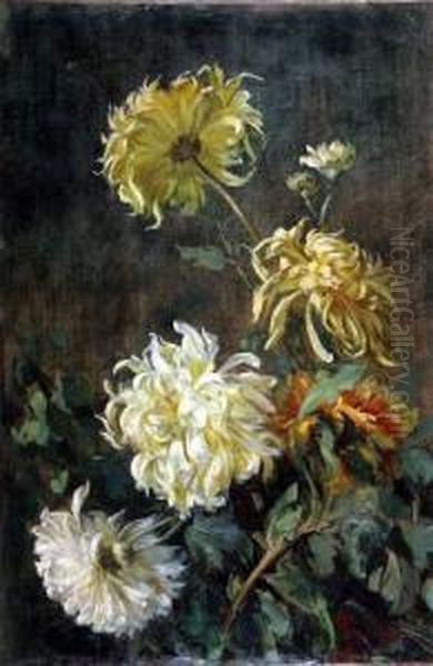 Fiori Oil Painting by Enrico Ulrico Pistilli /