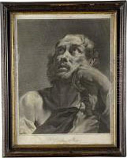 Santo Oil Painting by Giovanni Marco, Al. Pitteri