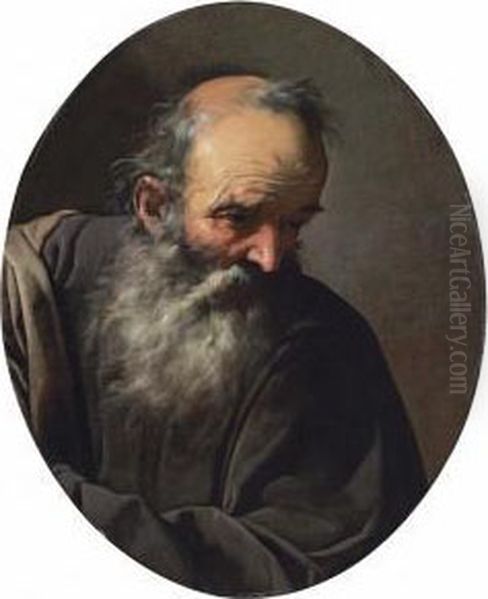 Saint Peter Oil Painting by Giovanni Battista Pittoni the younger