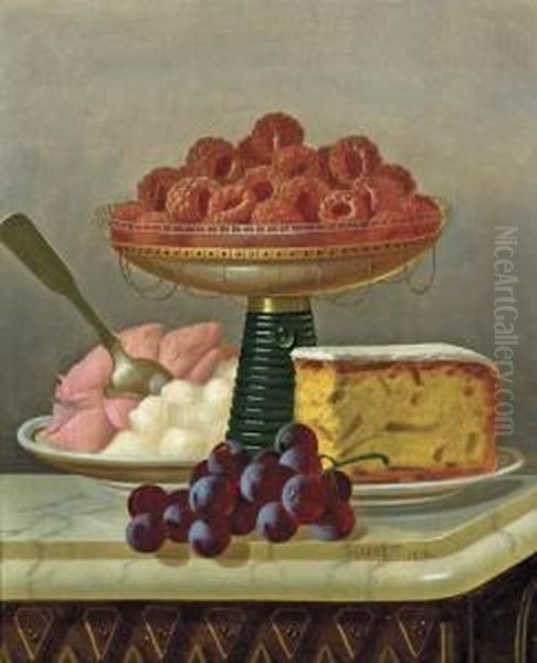 Dessert Oil Painting by Carducious Plantagenet Ream