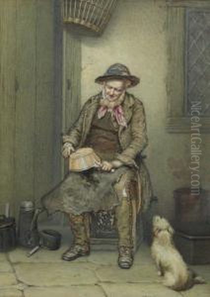 The Tinker Oil Painting by James Charles Playfair