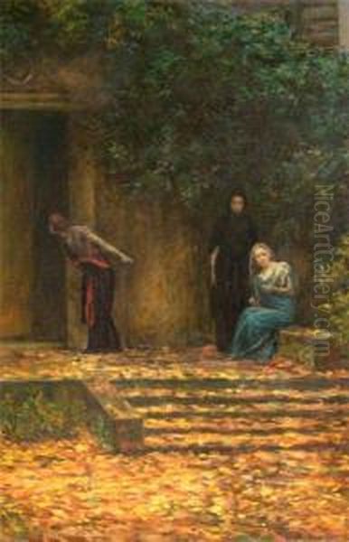 Geheime Botschaft Oil Painting by Robert Poetzelberger