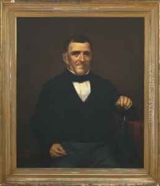 Portrait Of William Moses Oil Painting by Paul E. Poincy