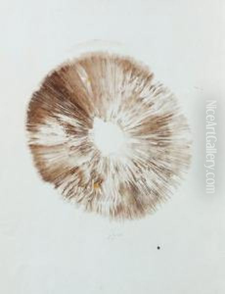 Recherche Sur Les Champignons Agarics Oil Painting by Louis Alphonse Poitevin