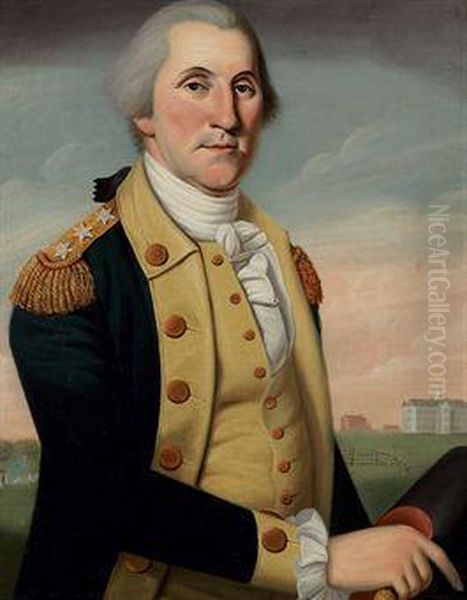 George Washington At Princeton Oil Painting by Charles Peale Polk