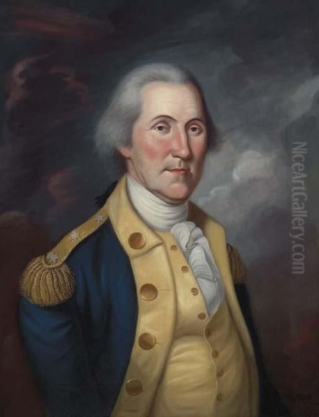 George Washington Oil Painting by Charles Peale Polk