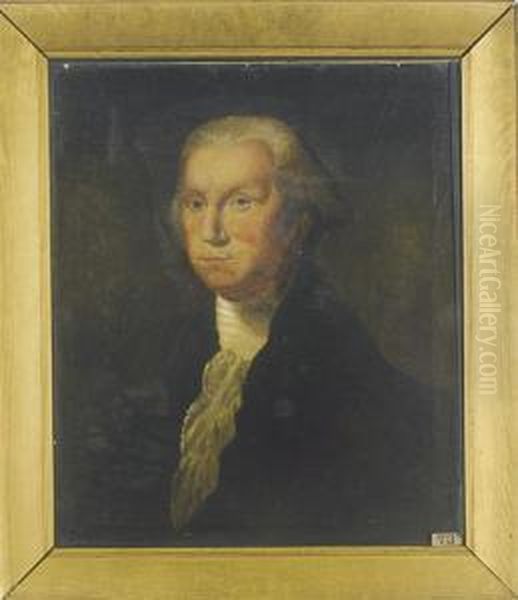 Portrait Of George Washington Oil Painting by J Polk