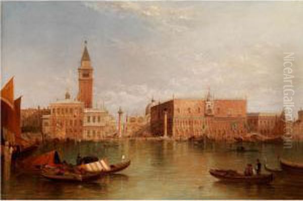 Ansicht Von Venedig Oil Painting by Alfred Pollentine