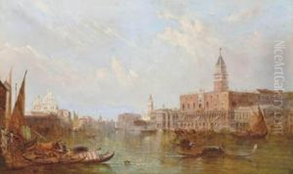 The Ducal Palace, Venice Oil Painting by Alfred Pollentine