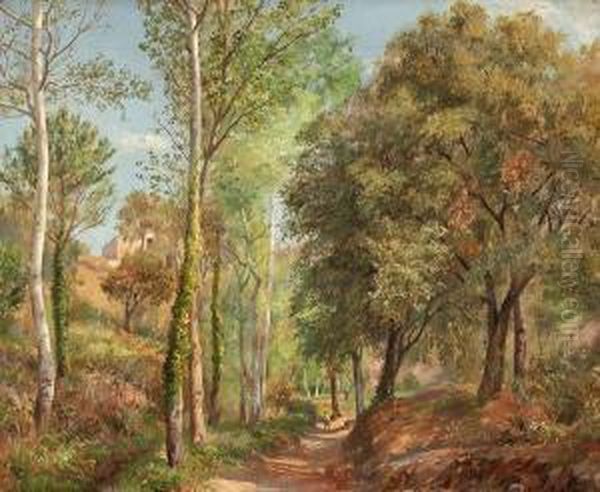 Bosque Oil Painting by Jaume Pons Marti