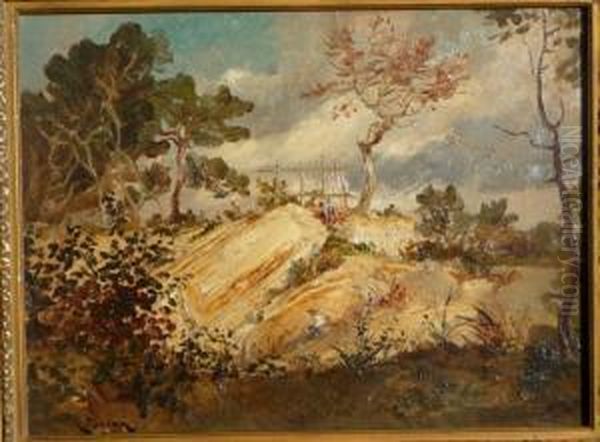 Paysage Oil Painting by Raphael Luc Ponson