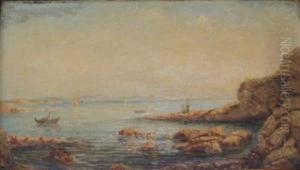 Bord De Mer Oil Painting by Raphael Luc Ponson