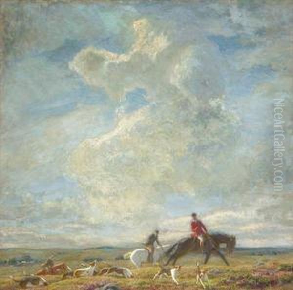 Fox Hunt Oil Painting by Henry Rankin Poore