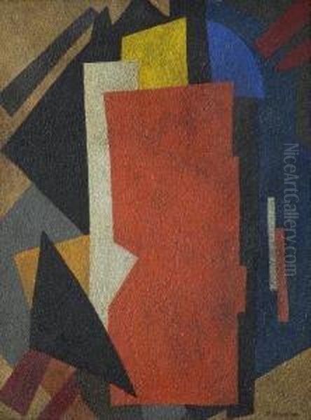 Composizione Cubo-suprematista Oil Painting by Lyubov Popova