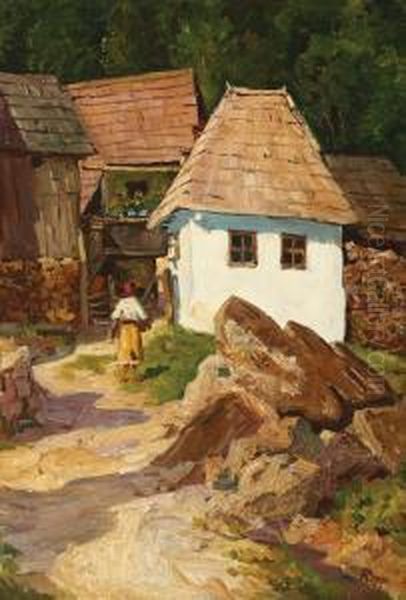 De La Rau Oil Painting by Alexandru Popp