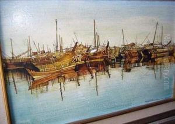 Margaritelli, Port Oil Painting by Cesare Porta