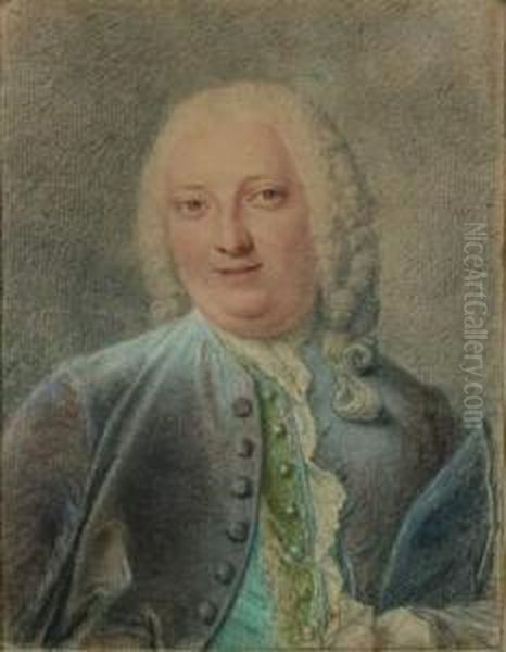 Louis Francois Roussel, Marquis De Courcy Oil Painting by Jacques-Andre Portail