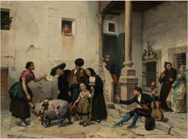 Belgian, 1819-1894 Oil Painting by Gerrit Postma