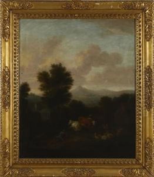 Paisagem Campestre Oil Painting by Paulus Potter