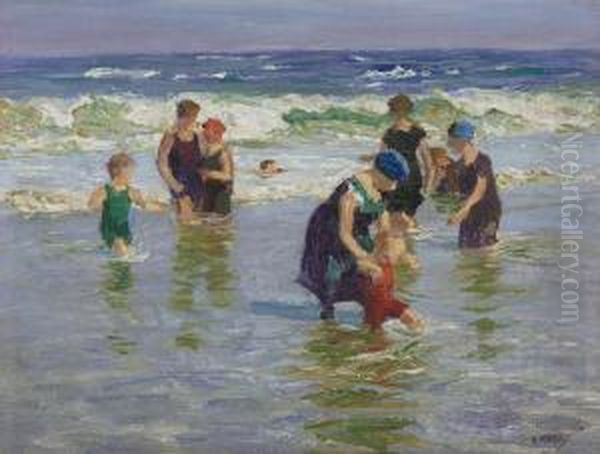 Bathers Oil Painting by Edward Henry Potthast