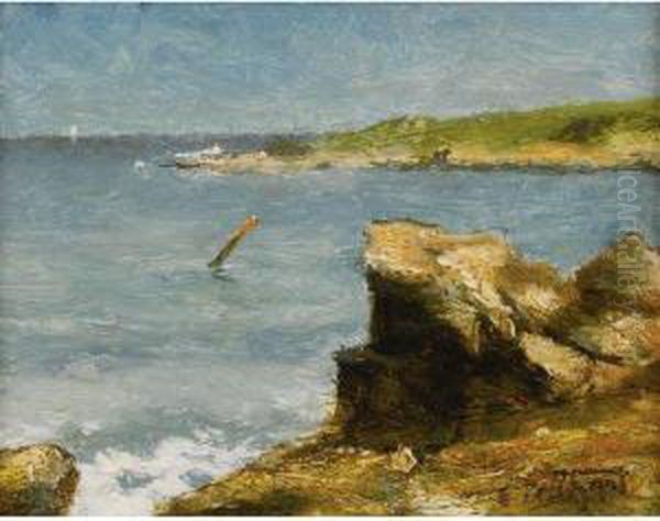 Rocky Shore Oil Painting by Edward Henry Potthast