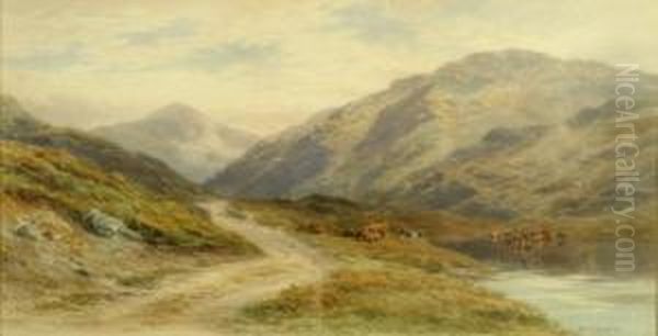 Head Of Glen Dale Oil Painting by Alfred Powell