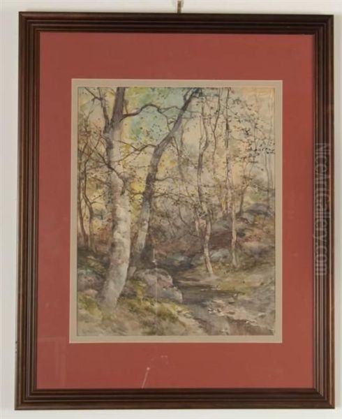 Rock Creek Park Oil Painting by Lucien Whiting Powell